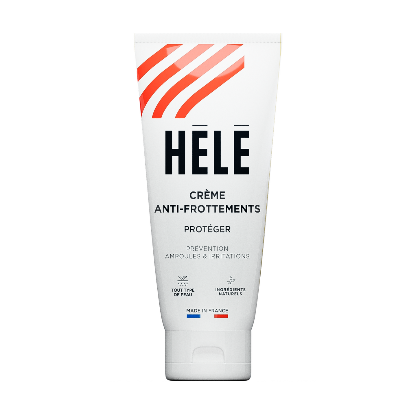 Crème anti frottements - Tube de crème anti frottements Protéger de HELE sur fond transparent