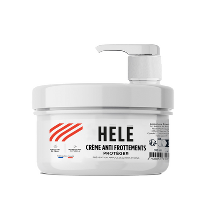 Creme anti frottements - Pot de creme anti frottements, anti ampoules de la marque HELE