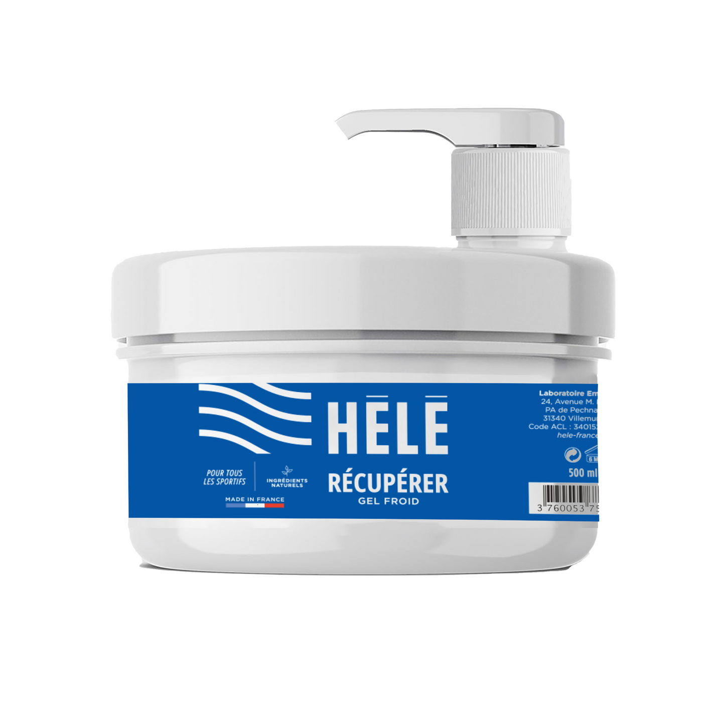 Pot de 500 ml de gel froid cryo Récupérer de HELE