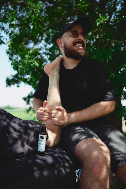 Huile de massage récupération musculaire | Co-développée avec Monsieur Récup