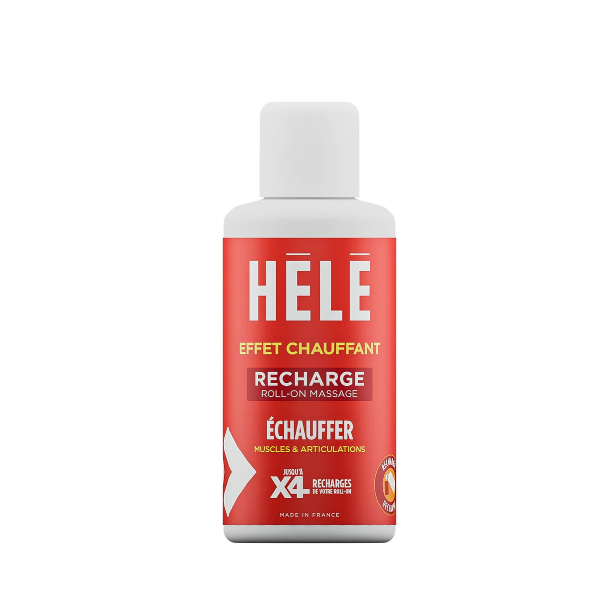 Recharge 200 ml pour roll-on effet chauffant Échauffer HELE Sport, jusqu’à 4 recharges du roll-on