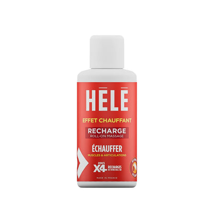 Recharge 200 ml pour roll-on effet chauffant Échauffer HELE Sport, jusqu’à 4 recharges du roll-on
